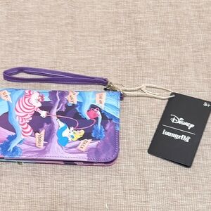 Loungefly Disney Alice In Wonderland Alice & Cheshire Cat Tech Wallet